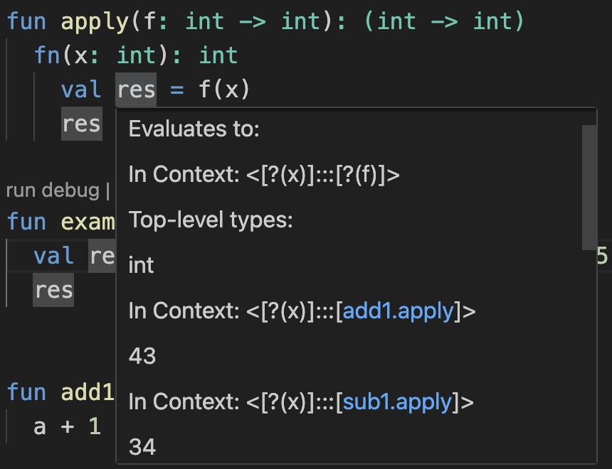 Context Sensitivity Analysis Hover